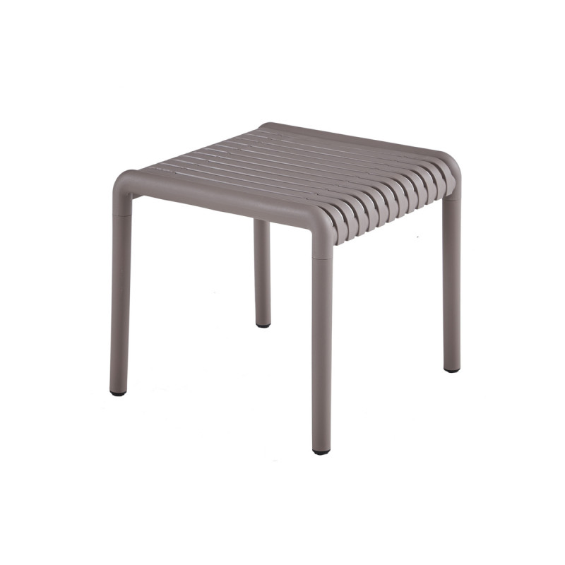 Table basse d''extérieur taupe 44x43x41 cm Cairo Flexmob