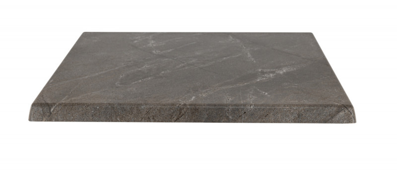 Plateau de table basalte 70x70x3,2 cm Werzalit Flexmob