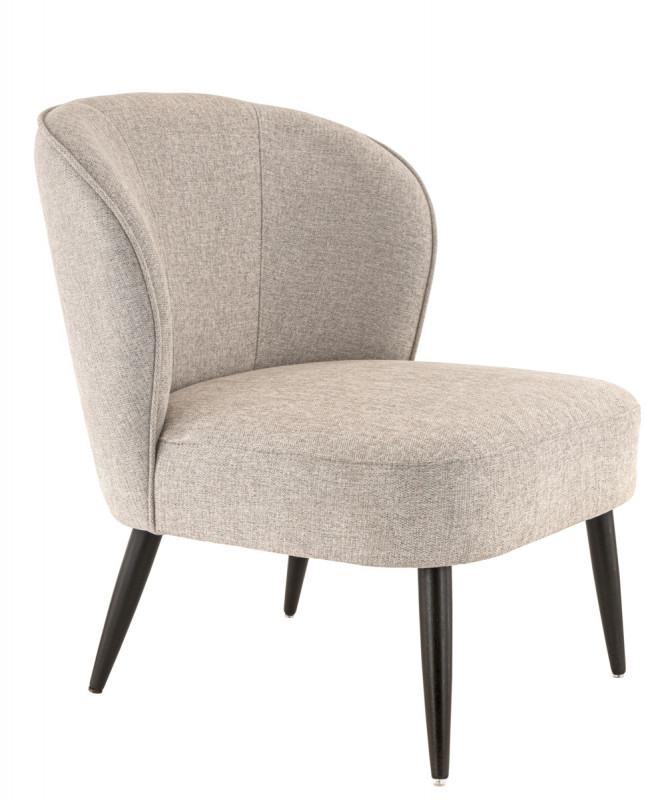 Fauteuil gris 78x70x72 cm Eugenie Flexmob