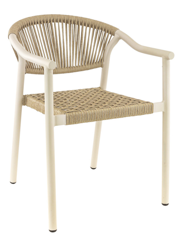Fauteuil sable 76x57x61 cm Denia Flexmob