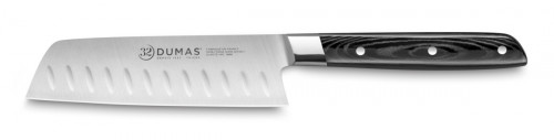 Couteau santoku 14 cm inox plastique unie Signature Micarta 32 Dumas