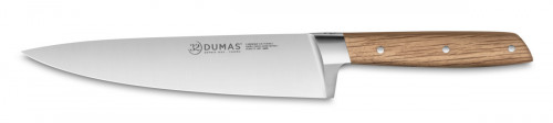 Couteau chef 20 cm inox bois unie Signature Chene Vert 32 Dumas