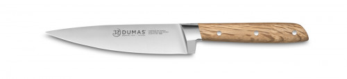 Couteau chef 15 cm inox bois unie Signature Chene Vert 32 Dumas