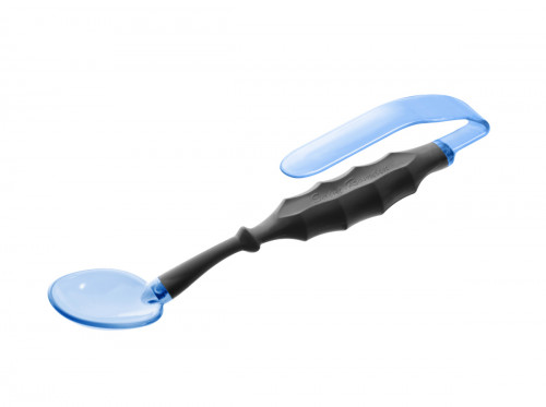 Cuillère bleu copolyester 24 cm Ergo Inclusive Saint Romain