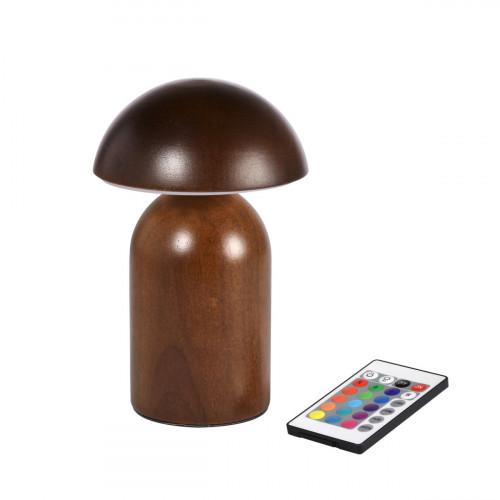 Lampe à led marron bois Ø 120 mm 180 mm Duni
