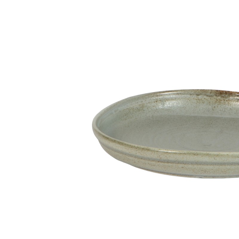 Assiette plate gris porcelaine Ø 20,5 cm Haven Urban Accolade
