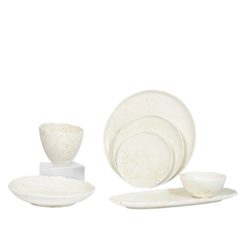 Bol incliné blanc porcelaine 12,5 cm Kaji Luna Accolade