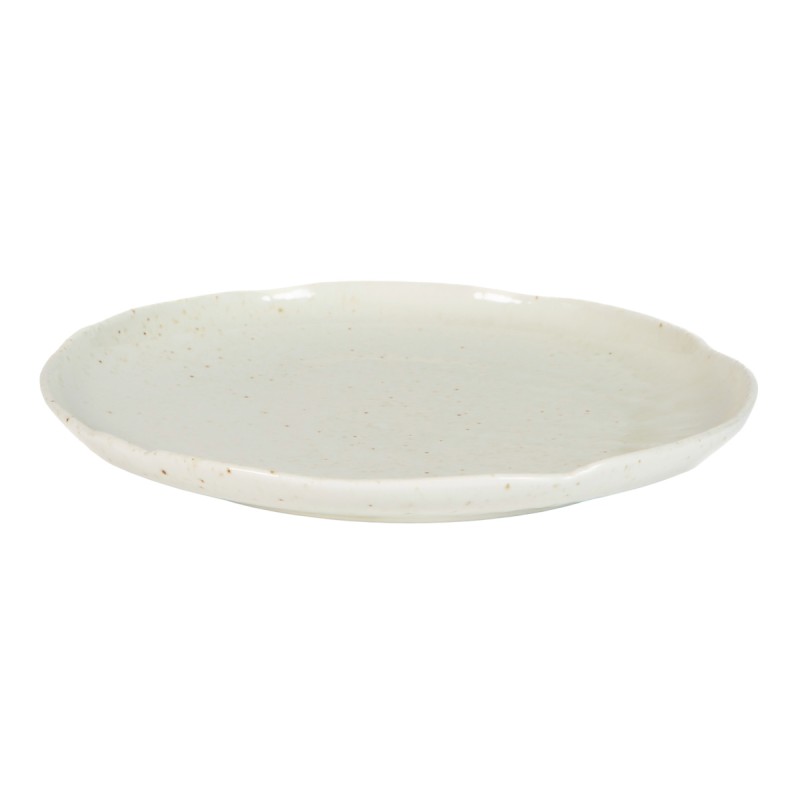 Assiette plate blanc porcelaine Ø 27,5 cm Kaji Luna Accolade
