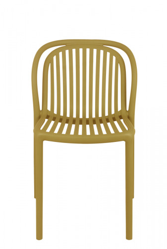 Chaise d'extérieur jaune 78x51x57 cm Dubai Flexmob