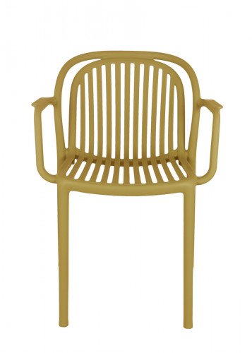 Fauteuil d'extérieur jaune 78x57x57 cm Jeddah Flexmob