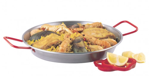 Plat à paëlla rond acier Ø 70 cm Lacor